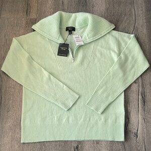 Charter Club Mint Green Turtleneck Sweater